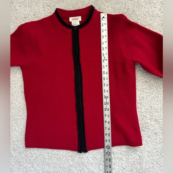 Talbots Vintage 100% Wool Cardigan Jacket Size Small - Picture 8 of 8